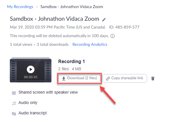 Click download 2 files
