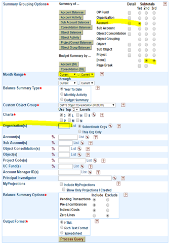 Kuali Financial System Screenshot