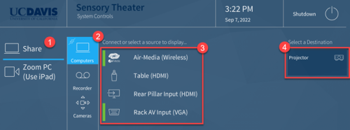 Zoom Room Input Select